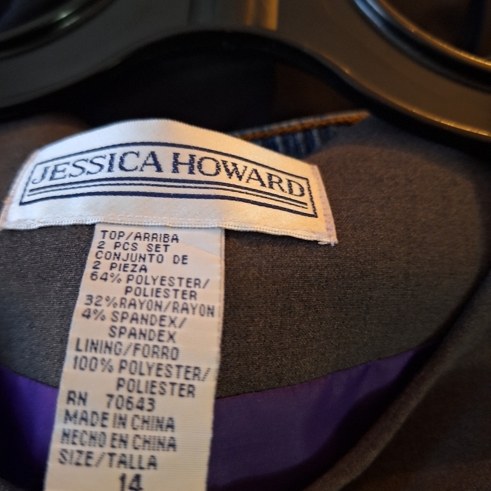 Jessica Howard's Vintage Classic Colorblock Jacket and Sheath Dress - Picture 6 of 6